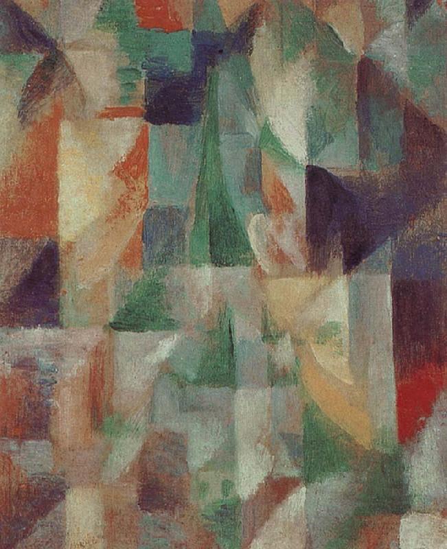 Delaunay, Robert The Window towards to City Norge oil painting art
